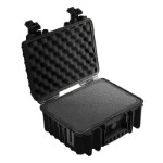 OUTDOOR kuffert i sort med skum polstring 330x235x150 mm Volume 11,7 L Model: 3000/B/SI